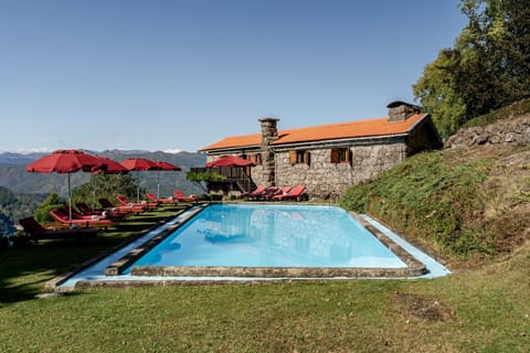 Property building, Living room, Swimming pool