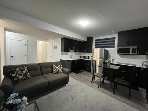 Kitchen or kitchenette, Living room, Seating area, Dining area, dishwasher, stove