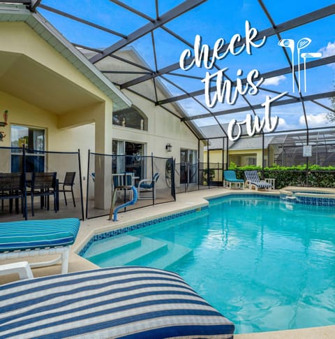Swimming pool, sunbed