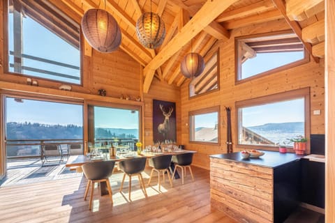Natural landscape, Dining area, Lake view