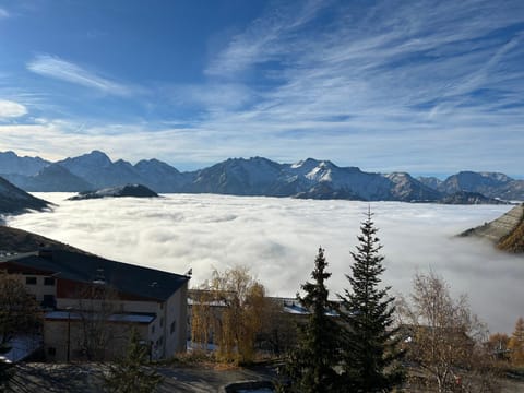 Appartement avec vue exceptionnelle au pied des pistes Apartment in Huez