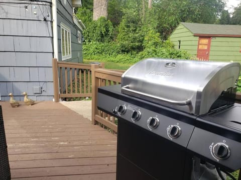 The Peaceful Blue House in Highland House in Mendota Heights