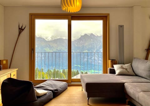 Natural landscape, Living room, Seating area, Mountain view