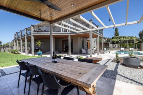 Patio, Dining area, Swimming pool