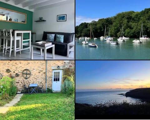 Appartement Doëlan, le port et la mer à pieds Apartment in Clohars-Carnoët