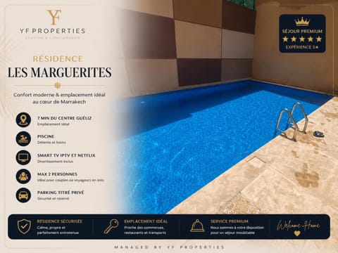 Property logo or sign, Text overlay, Pool view, Swimming pool, sunbed