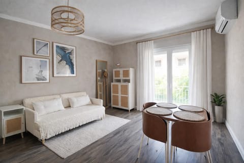 Living room, Seating area, Bedroom, air conditioner