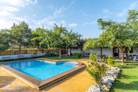 Property building, Living room, Swimming pool