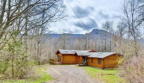 4 Bedroom Log Cabin with Stream and Great Location Cabin in Hunter