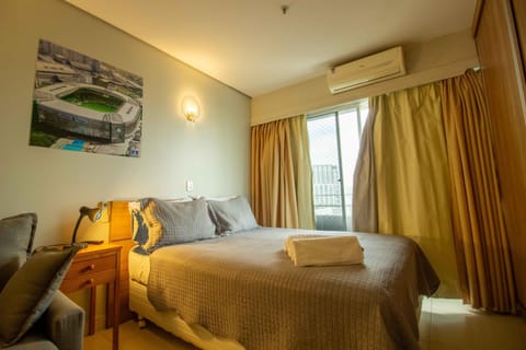 Bed, Bedroom, air conditioner