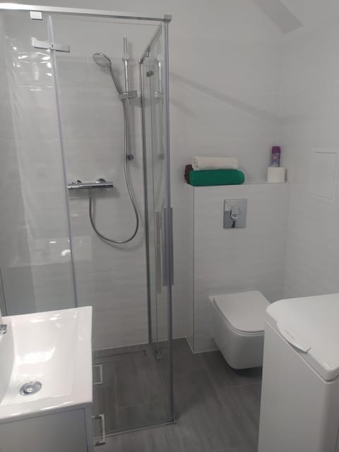 Shower, Toilet, Bathroom, towels