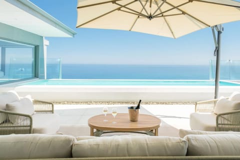 View (from property/room), Balcony/Terrace, Balcony/Terrace, Seating area, Sea view, Swimming pool, Swimming pool
