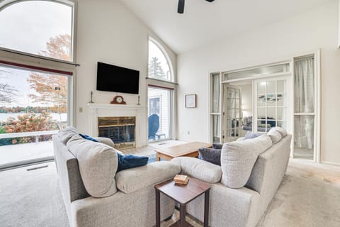 Lakefront Home with Deck and Dock in Oscoda Twp! House in Oscoda Township