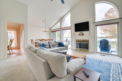 Lakefront Home with Deck and Dock in Oscoda Twp! House in Oscoda Township