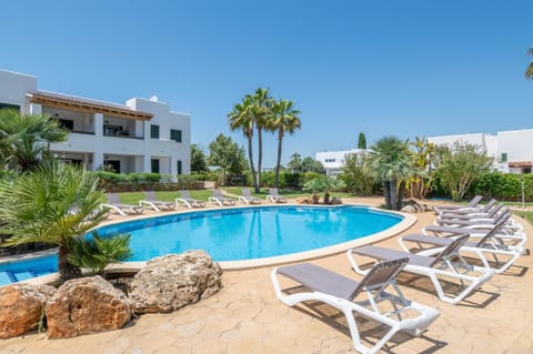 Property building, Living room, Swimming pool