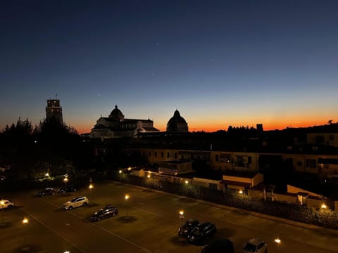 Night, Sunset, Parking