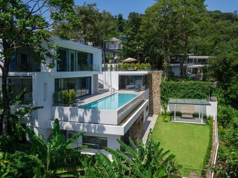 Property building, Day, Natural landscape, Garden, Garden view, Pool view, Swimming pool, sunbed