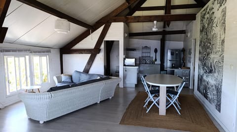 Kitchen or kitchenette, Living room, Dining area