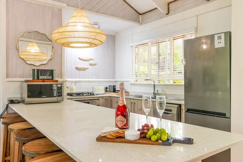 Kitchen or kitchenette, oven, stove