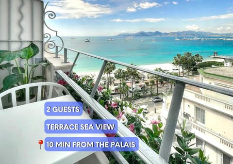 Natural landscape, View (from property/room), Balcony/Terrace, Text overlay, Sea view