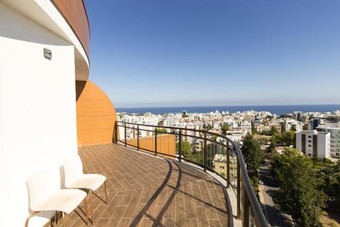 Property building, Day, Natural landscape, View (from property/room), Balcony/Terrace, City view, Sea view