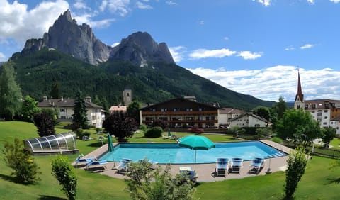 Property building, Living room, Swimming pool