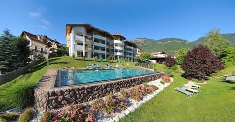 Property building, Living room, Swimming pool