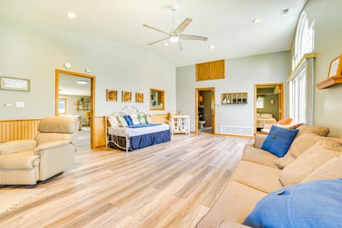 Steps to Long Lake Cabin with Patio in Harrison! Cabin in Michigan