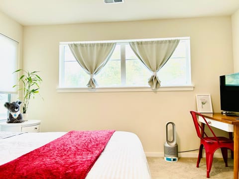 Bed, TV and multimedia, Photo of the whole room, Bedroom