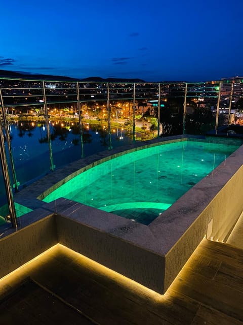 Property building, City view, Pool view, Swimming pool