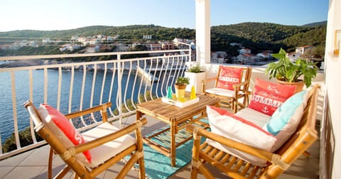 Balcony/Terrace, Decorative detail, Seating area, Sea view
