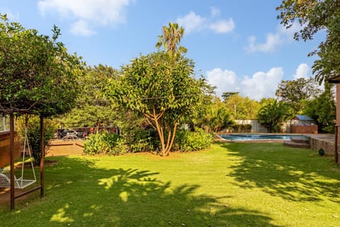 Natural landscape, Garden, Garden view, Pool view, Swimming pool