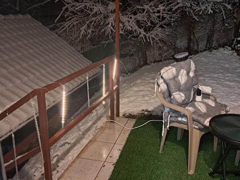 Patio, Night, Winter