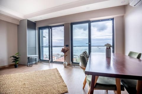 Natural landscape, Living room, Seating area, Sea view