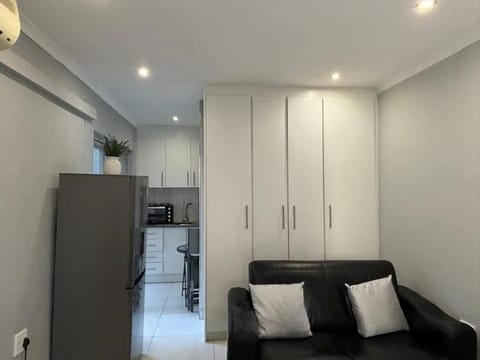 Seating area, wardrobe