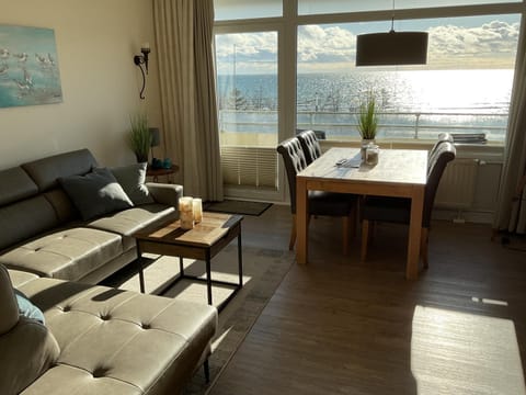 Living room, Seating area, Sea view