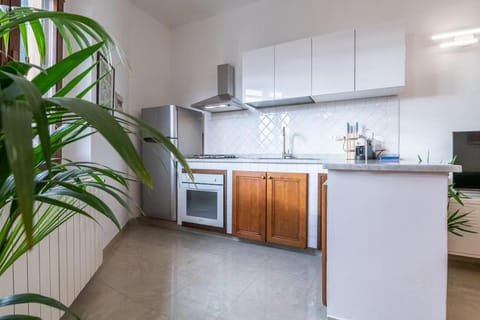 Kitchen or kitchenette, oven, stove