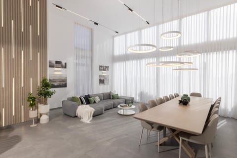Living room, Seating area, Dining area