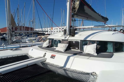 Catamaran Orion Docked boat in Vigo
