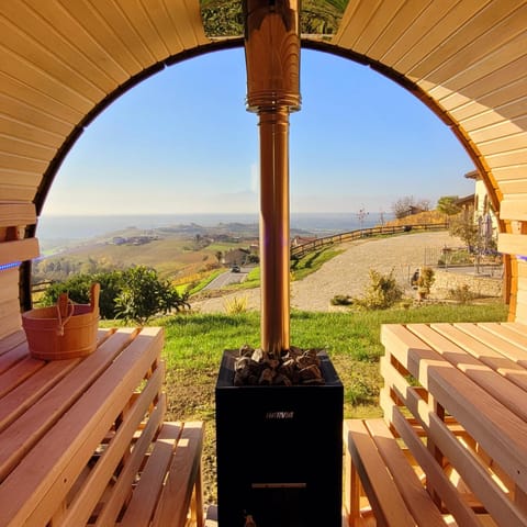 Sauna, Mountain view