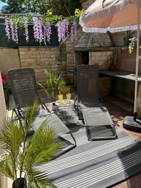 Spring, sunbed