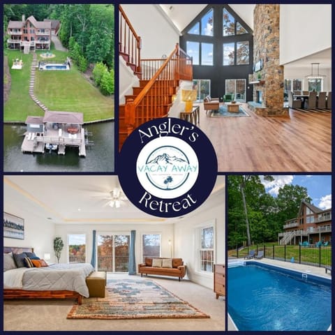 Ultimate LKA Retreat Boatdock Heated Pool Hottub House in Lake Anna