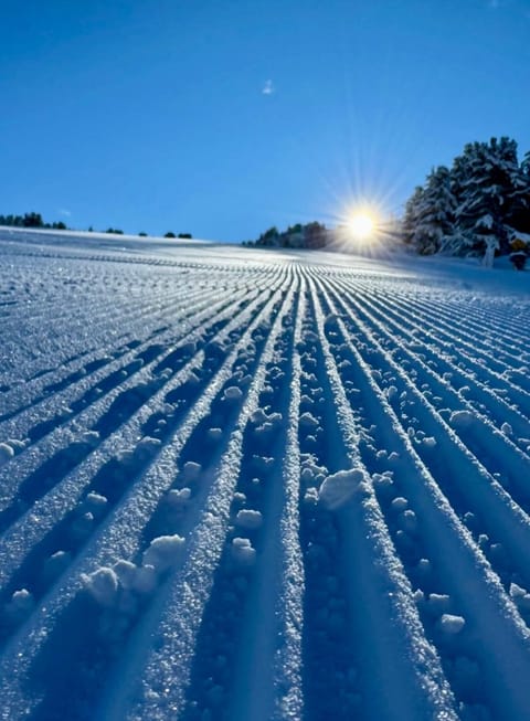 Winter, Skiing