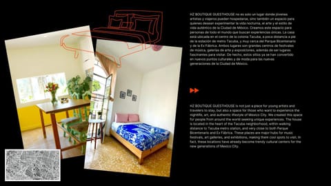 HZ Boutique Guesthouse Bed and Breakfast in Mexico City