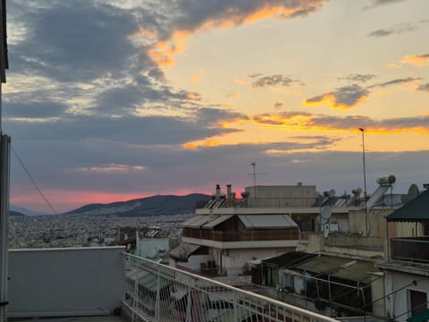 Mountain view, Sunset