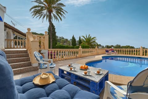 Property building, Living room, Swimming pool