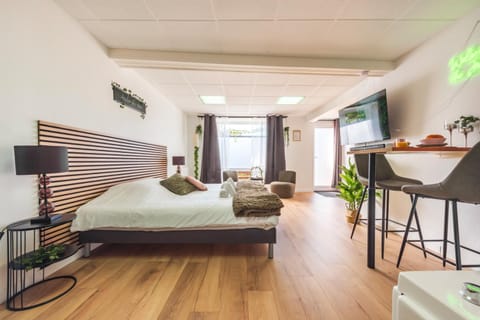 Bed, TV and multimedia, Photo of the whole room, Bedroom