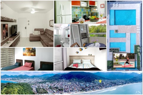 Property building, Bird's eye view, Kitchen or kitchenette, Living room, Beach, Bedroom, Swimming pool