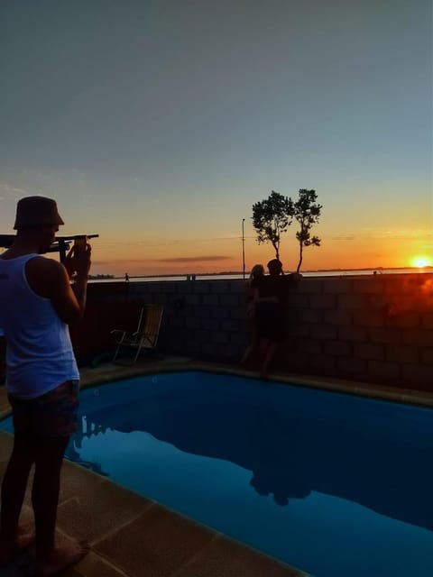 Day, People, Natural landscape, Pool view, Sea view, Swimming pool, Sunset