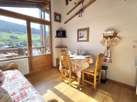 Studio alcôve 3 pers avec terrasse près des pistes et parking à Praz-sur-Arly - FR-1-603-112 Apartment in Megève